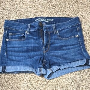 American Eagle Outfitters Women's Blue Denim Shorts 10